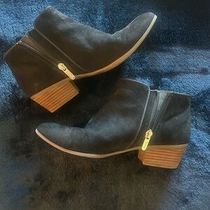 Circus by Sam Edelman Black Suede Ankle Booties